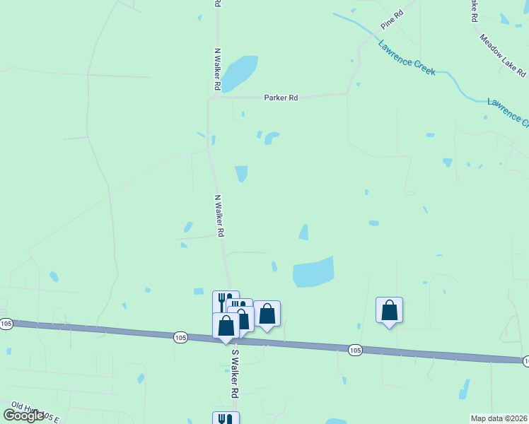 map of restaurants, bars, coffee shops, grocery stores, and more near 1216 North Walker Road in Cleveland