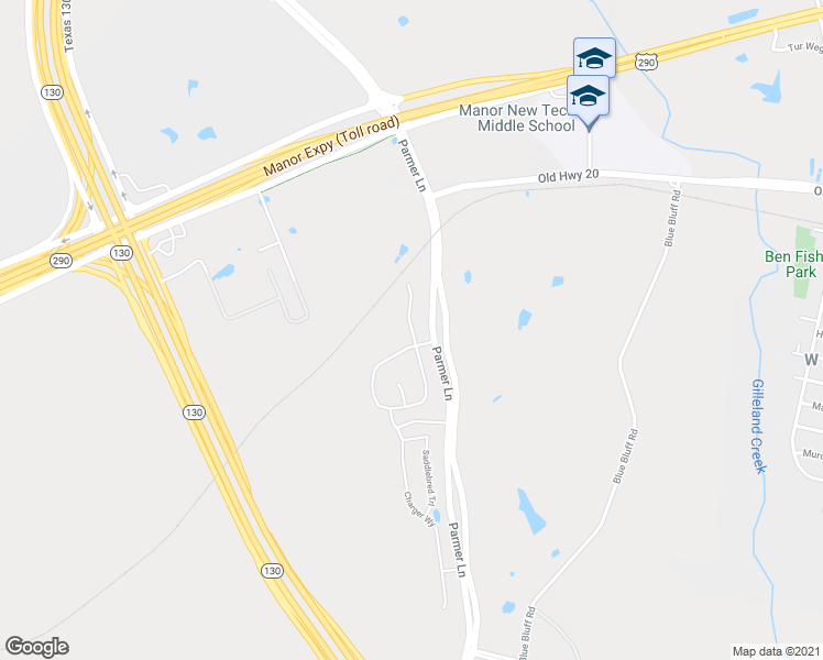 map of restaurants, bars, coffee shops, grocery stores, and more near 11713 American Mustang Loop in Manor