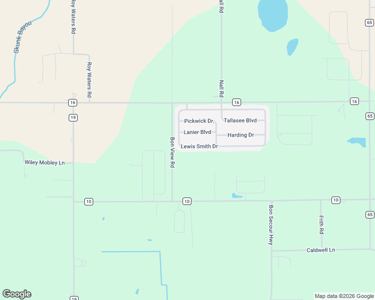 map of restaurants, bars, coffee shops, grocery stores, and more near 7767 Bon View Road in Foley