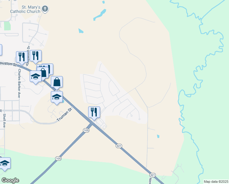 map of restaurants, bars, coffee shops, grocery stores, and more near 30031 Walton Heath Drive in Cleveland