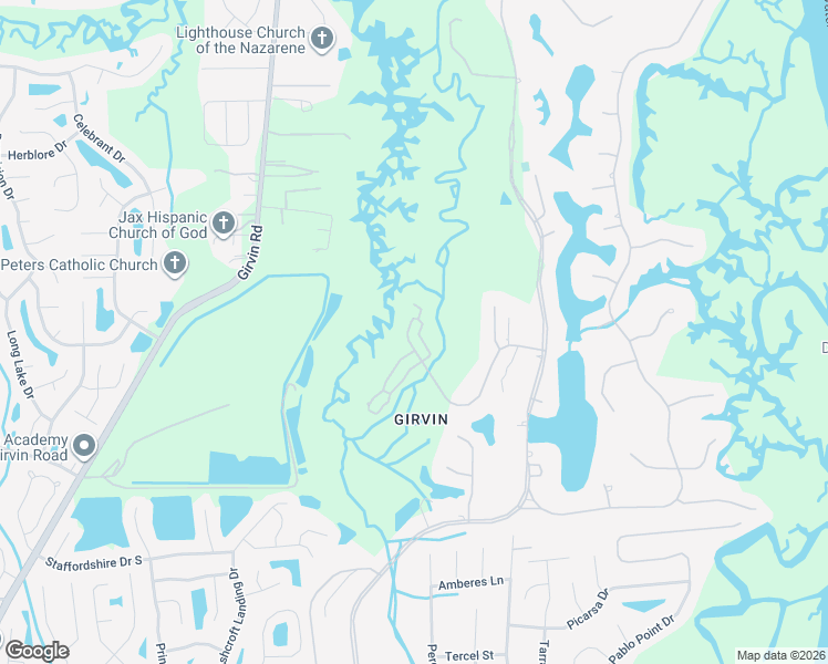 map of restaurants, bars, coffee shops, grocery stores, and more near 13359 Princess Kelly Drive in Jacksonville