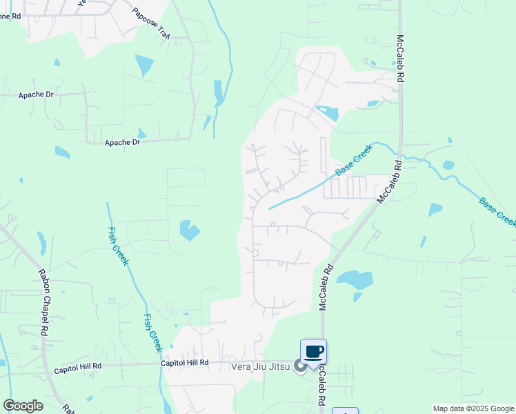 map of restaurants, bars, coffee shops, grocery stores, and more near 14760 Highland Ranch Drive in Montgomery