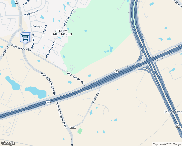 map of restaurants, bars, coffee shops, grocery stores, and more near 9900 U.S. 290 in Manor