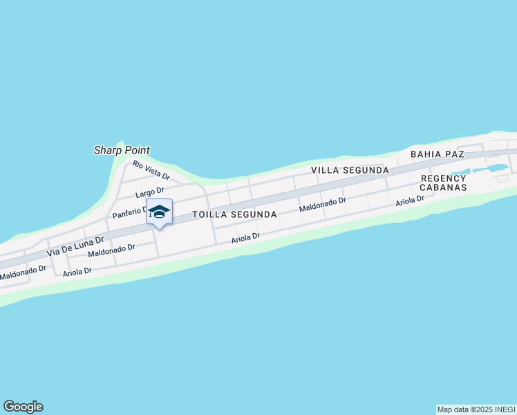 map of restaurants, bars, coffee shops, grocery stores, and more near 1015 Pensacola Beach Trail in Pensacola Beach