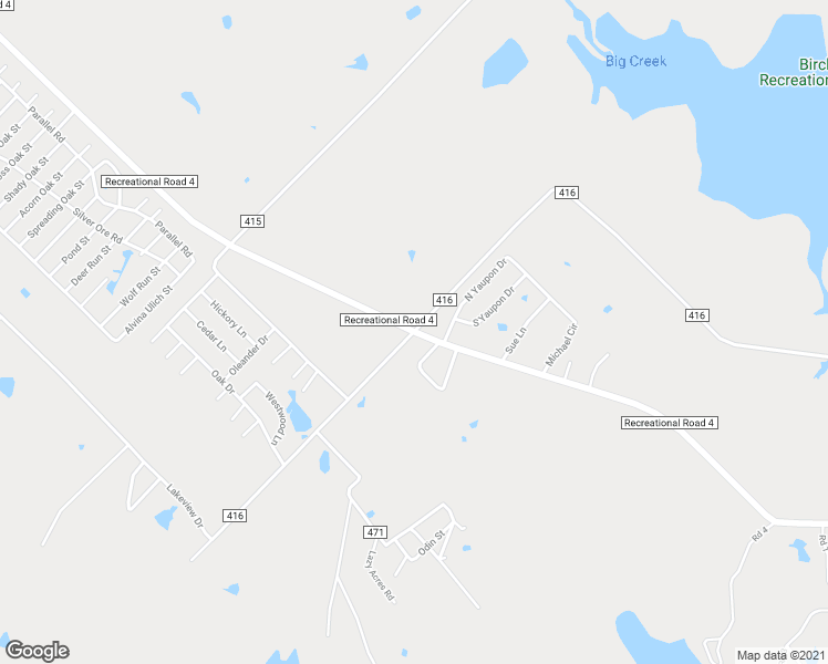map of restaurants, bars, coffee shops, grocery stores, and more near County Road 416 in Somerville