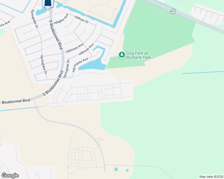 map of restaurants, bars, coffee shops, grocery stores, and more near 1616 Elm Row Lane in Baton Rouge