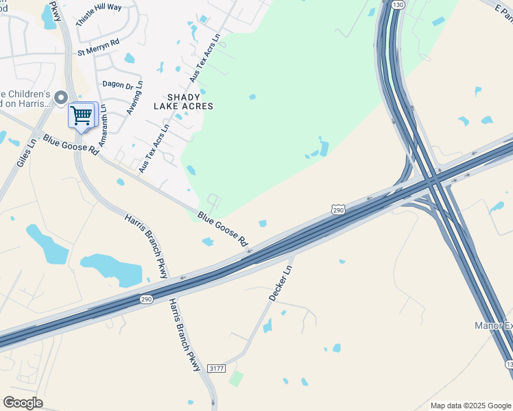 map of restaurants, bars, coffee shops, grocery stores, and more near 9900 U.S. 290 in Manor