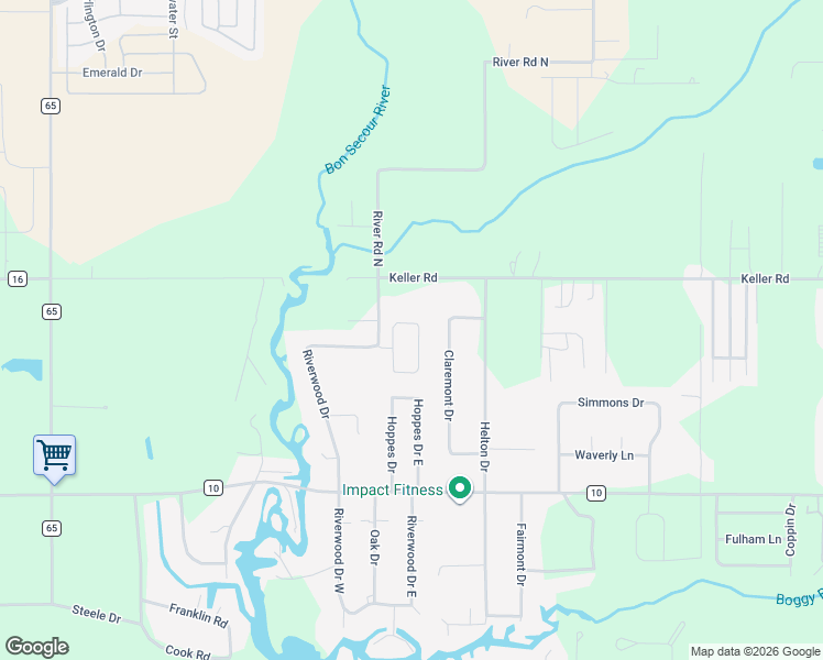 map of restaurants, bars, coffee shops, grocery stores, and more near 20033 Riverbend Loop in Foley
