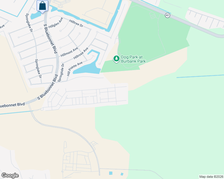 map of restaurants, bars, coffee shops, grocery stores, and more near 1616 Elm Row Lane in Baton Rouge