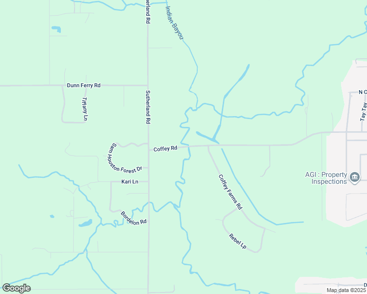map of restaurants, bars, coffee shops, grocery stores, and more near 2684 Coffey Road in Lake Charles