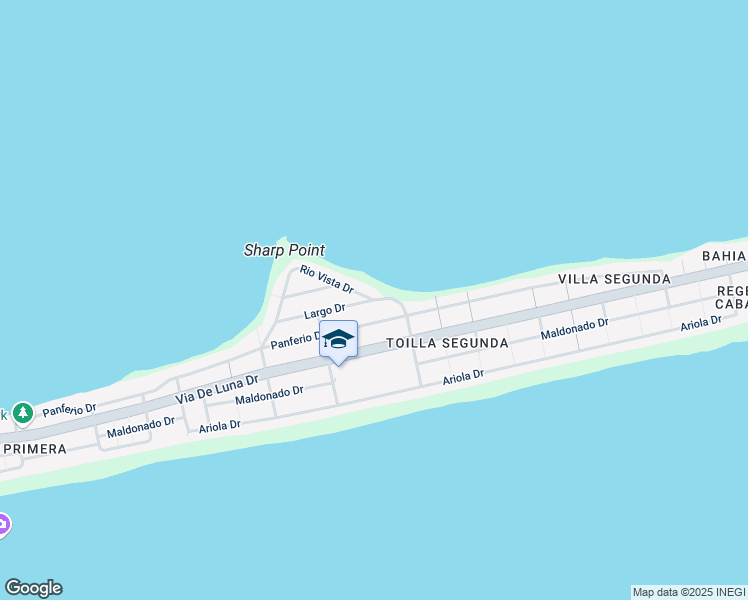 map of restaurants, bars, coffee shops, grocery stores, and more near 915 Rio Vista Drive in Gulf Breeze