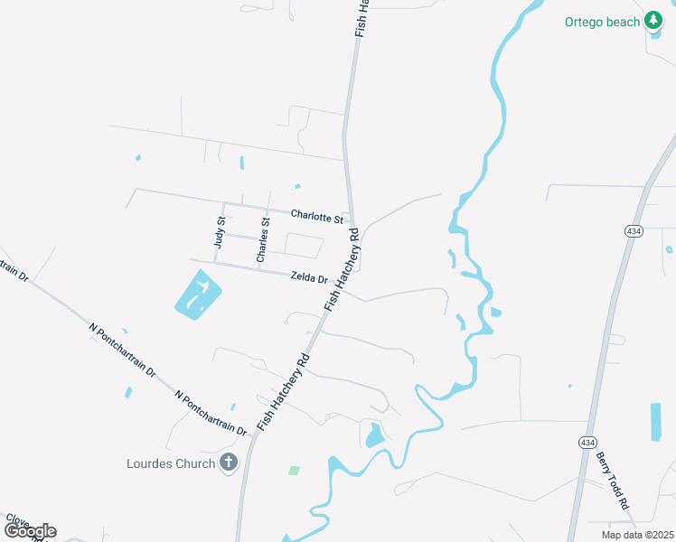map of restaurants, bars, coffee shops, grocery stores, and more near 62495 Fish Hatchery Road in Lacombe