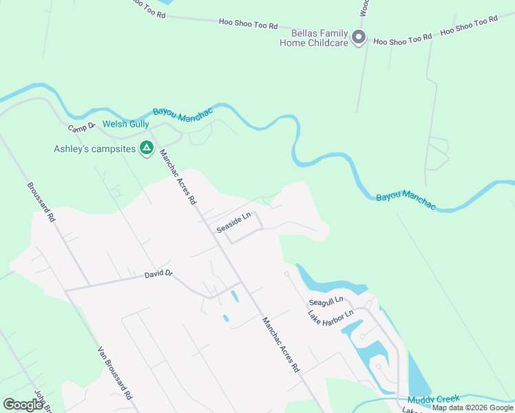 map of restaurants, bars, coffee shops, grocery stores, and more near 18011 Pierside Lane in Prairieville
