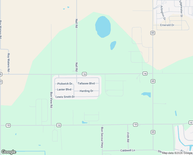 map of restaurants, bars, coffee shops, grocery stores, and more near 17485 Lewis Smith Drive in Foley