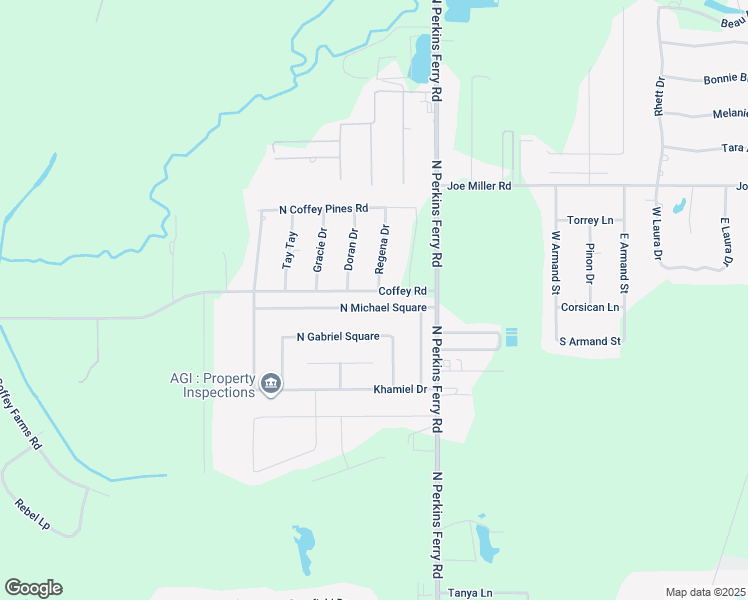map of restaurants, bars, coffee shops, grocery stores, and more near 1716 North Michael Square in Lake Charles