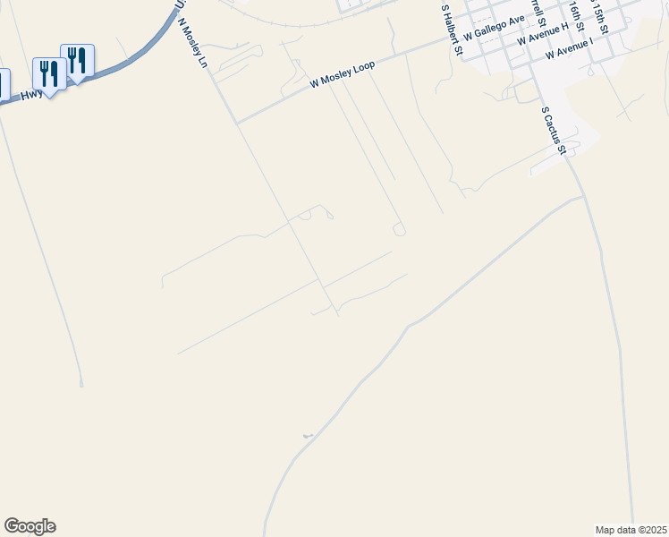 map of restaurants, bars, coffee shops, grocery stores, and more near 101-431 North Mosley Lane in Alpine