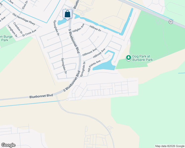 map of restaurants, bars, coffee shops, grocery stores, and more near 10664 Springtree Avenue in Baton Rouge