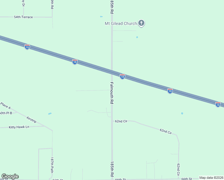 map of restaurants, bars, coffee shops, grocery stores, and more near 185th Road in Live Oak
