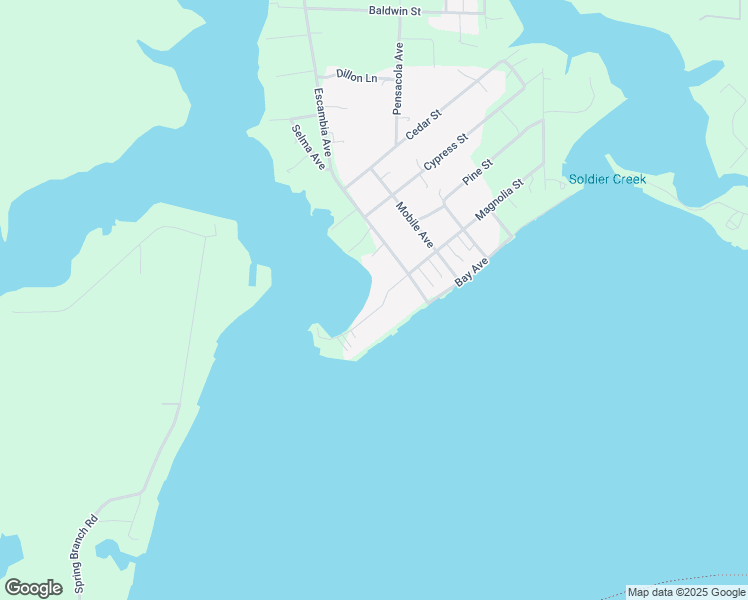 map of restaurants, bars, coffee shops, grocery stores, and more near 30589 Magnolia St in Elberta