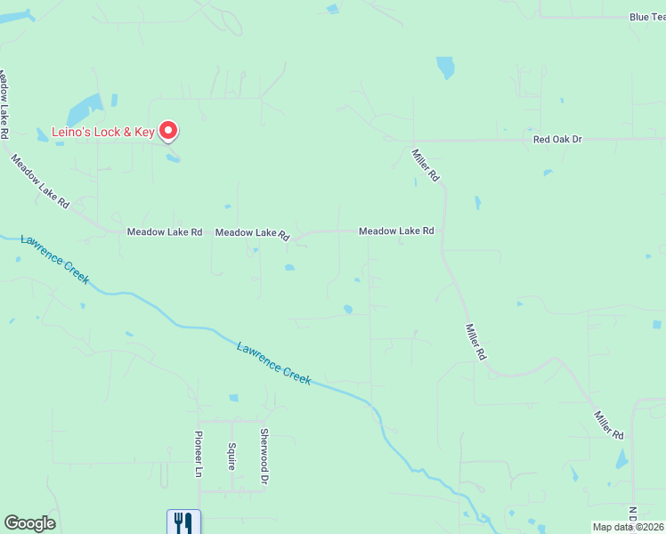 map of restaurants, bars, coffee shops, grocery stores, and more near 20114 Meadow Lake Road in Cleveland