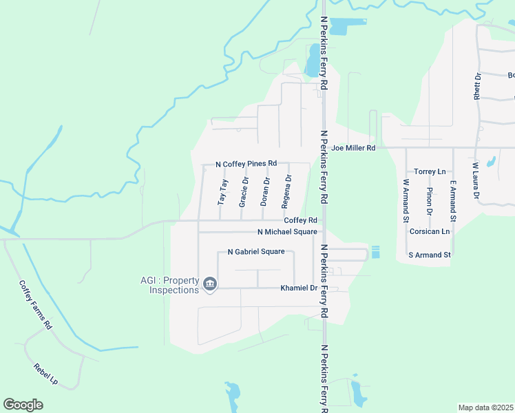 map of restaurants, bars, coffee shops, grocery stores, and more near 2419 Doran Drive in Lake Charles