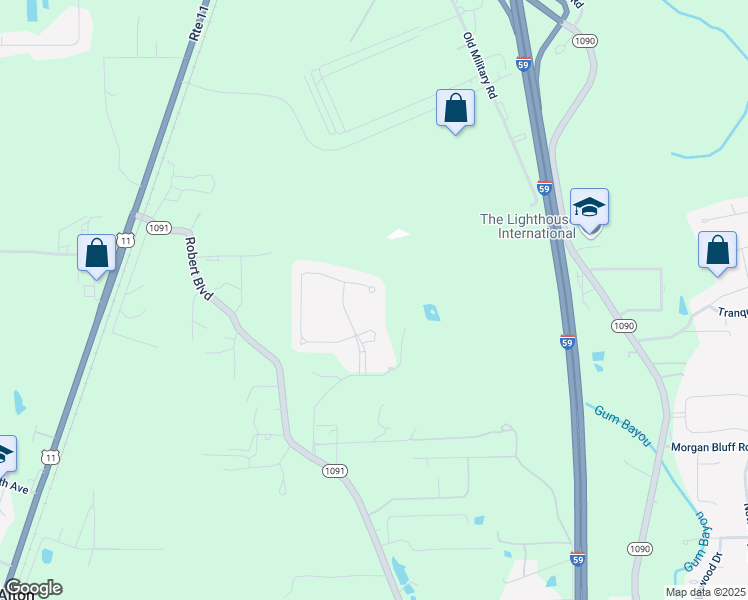 map of restaurants, bars, coffee shops, grocery stores, and more near 1193 Berkshire Drive in Pearl River