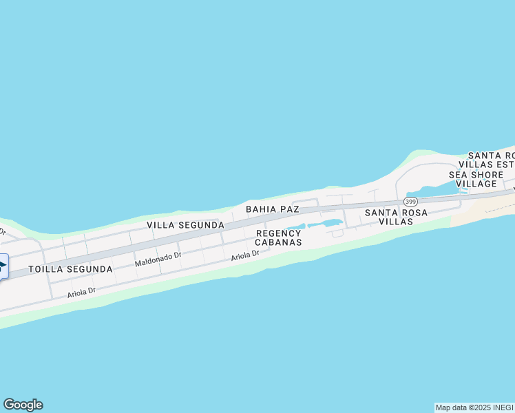 map of restaurants, bars, coffee shops, grocery stores, and more near 100 Avenida 23 in Gulf Breeze