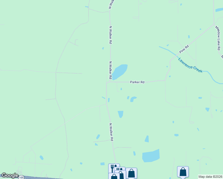 map of restaurants, bars, coffee shops, grocery stores, and more near 2464 North Walker Road in Cleveland