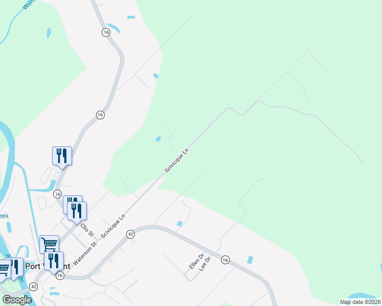 map of restaurants, bars, coffee shops, grocery stores, and more near 18864 Scivique Lane in Denham Springs