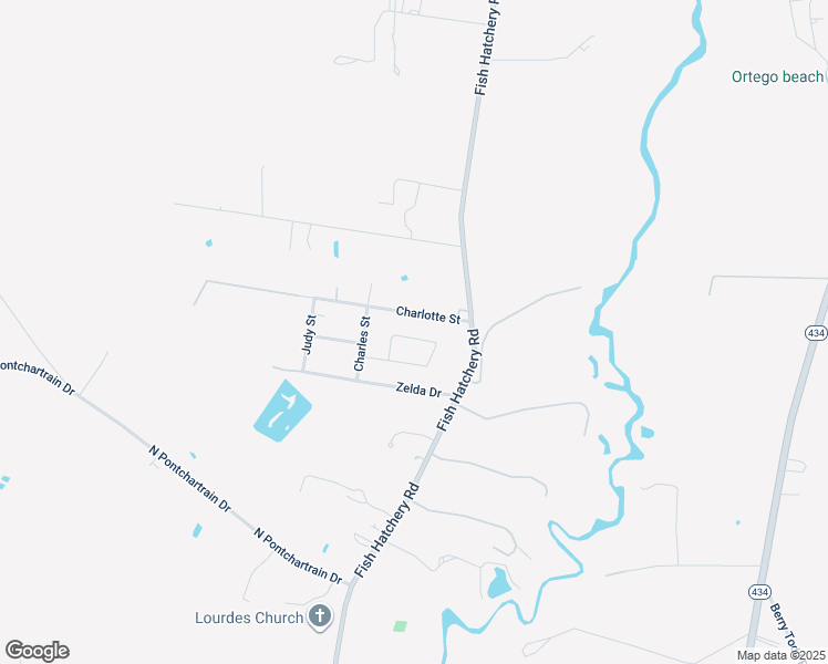 map of restaurants, bars, coffee shops, grocery stores, and more near 27429 Vela Lane in Lacombe