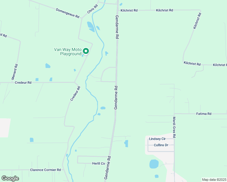 map of restaurants, bars, coffee shops, grocery stores, and more near 1700 Gendarme Road in Carencro