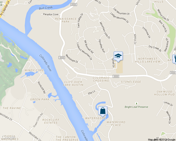 map of restaurants, bars, coffee shops, grocery stores, and more near 4605 Small Drive in Austin