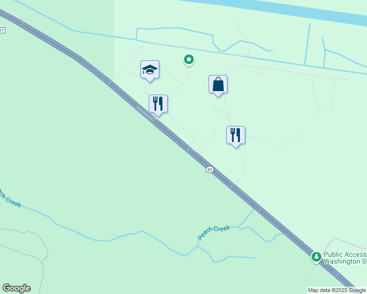 map of restaurants, bars, coffee shops, grocery stores, and more near US Highway 98 in Santa Rosa Beach, Florida