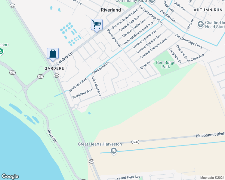 map of restaurants, bars, coffee shops, grocery stores, and more near 9080 Winding Lake Avenue in Baton Rouge