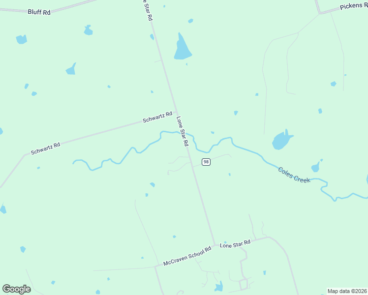 map of restaurants, bars, coffee shops, grocery stores, and more near 9100-9106 Lone Star Road in Brenham