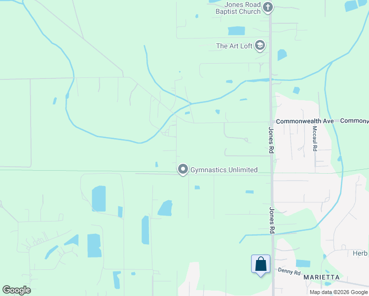 map of restaurants, bars, coffee shops, grocery stores, and more near 1631 Rudd Road in Jacksonville