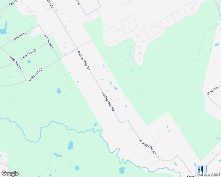 map of restaurants, bars, coffee shops, grocery stores, and more near 2448 Rolling Hills Road in Conroe