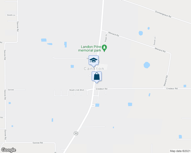 map of restaurants, bars, coffee shops, grocery stores, and more near 552 Main Street in Cankton