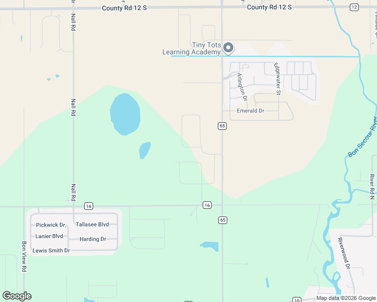 map of restaurants, bars, coffee shops, grocery stores, and more near 17397 Eastview Loop in Foley
