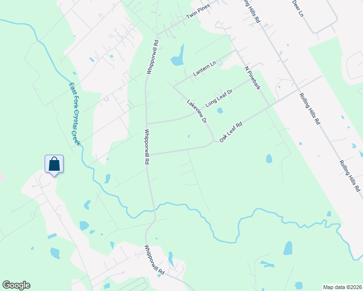 map of restaurants, bars, coffee shops, grocery stores, and more near 12181 Oak Leaf Road in Conroe