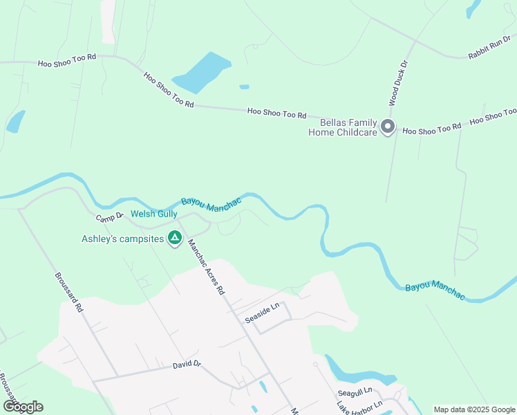 map of restaurants, bars, coffee shops, grocery stores, and more near 39544 Camp Drive in Prairieville