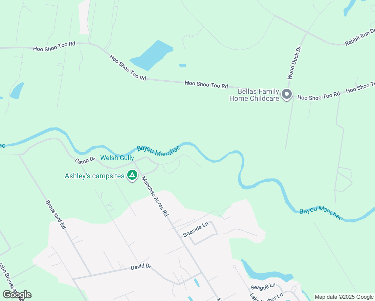 map of restaurants, bars, coffee shops, grocery stores, and more near 39544 Camp Drive in Prairieville
