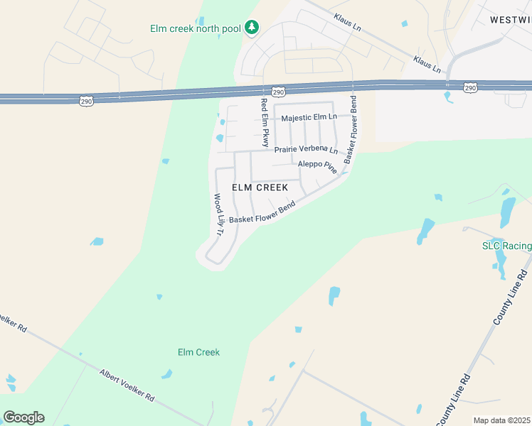 map of restaurants, bars, coffee shops, grocery stores, and more near 17905 Basket Flower Bend in Elgin