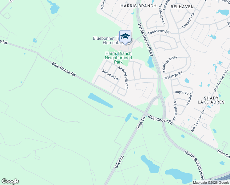 map of restaurants, bars, coffee shops, grocery stores, and more near 6505 Ladywell Lane in Austin