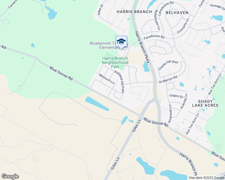 map of restaurants, bars, coffee shops, grocery stores, and more near 11001 Whitefaulds Drive in Austin