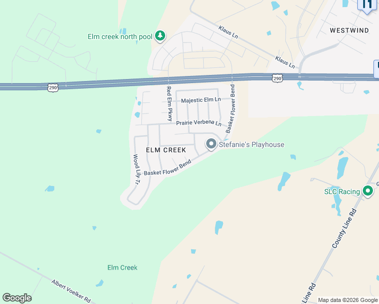 map of restaurants, bars, coffee shops, grocery stores, and more near 12813 Grandifloras Cove in Elgin