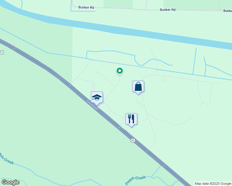 map of restaurants, bars, coffee shops, grocery stores, and more near 30 Mc Davis Loop in Santa Rosa Beach