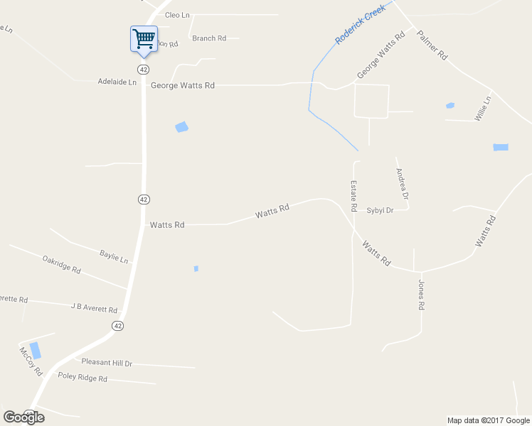 map of restaurants, bars, coffee shops, grocery stores, and more near 17932 Watts Road in Livingston