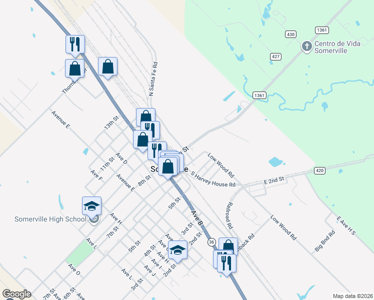 map of restaurants, bars, coffee shops, grocery stores, and more near East 8th Street in Somerville