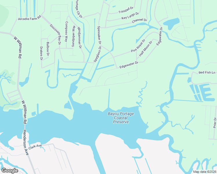 map of restaurants, bars, coffee shops, grocery stores, and more near 24400-24504 Yacht Club Drive in Pass Christian